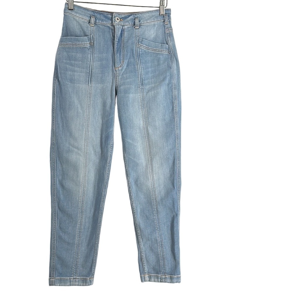 Anthropologie Pilcro jeans light denim front seam sz 26